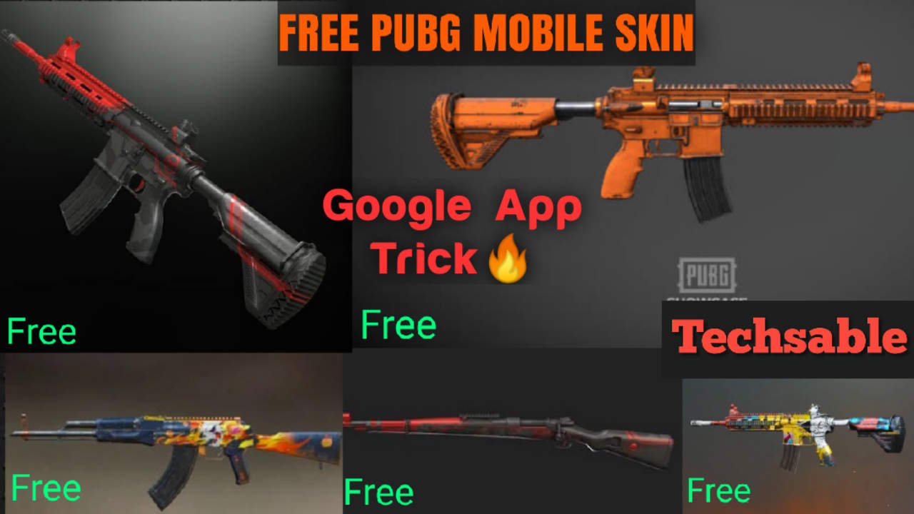 Free Gun Skins in PUBG Mobile